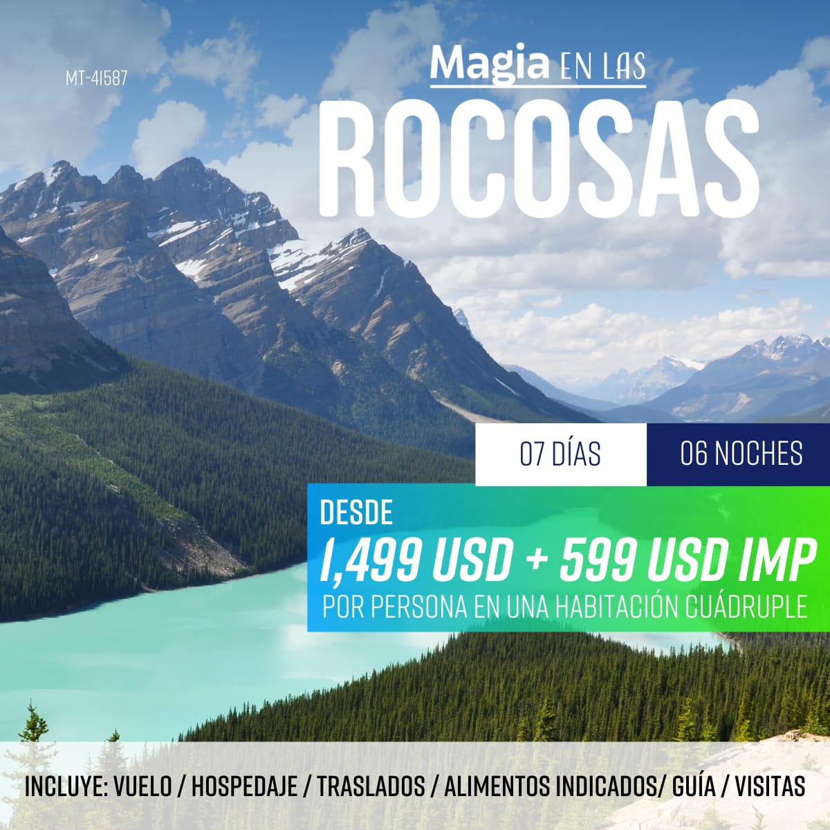 Especial viaje magia en las rocosas